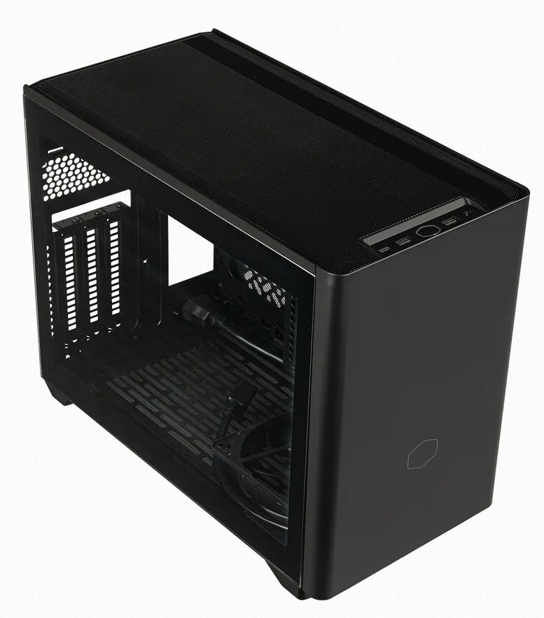 COOLER MASTER case MasterBox NR200P V2, mini-ITX, black