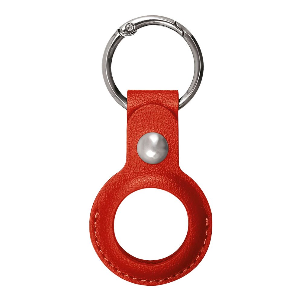 Xqisit puzdro NP Faux Leather Keyring pre AirTag - Red