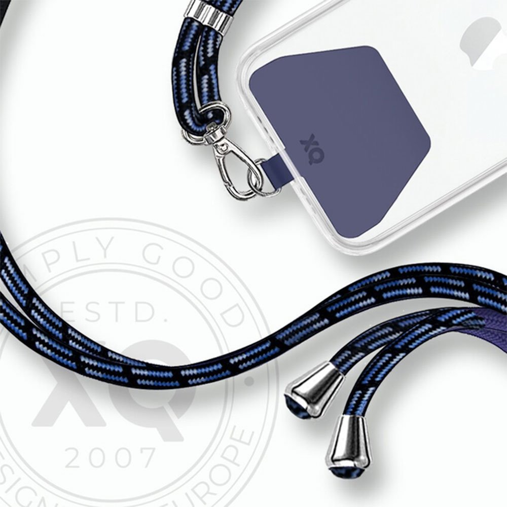 Xqisit Universal Phone Lanyard - Blue Black