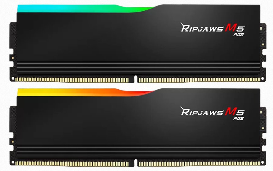 G.SKILL 32GB kit DDR5 6400 CL36 Ripjaws M5 RGB black