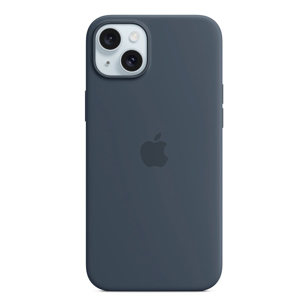 iPhone 15+ Silicone Case with MagSafe - Storm Blue