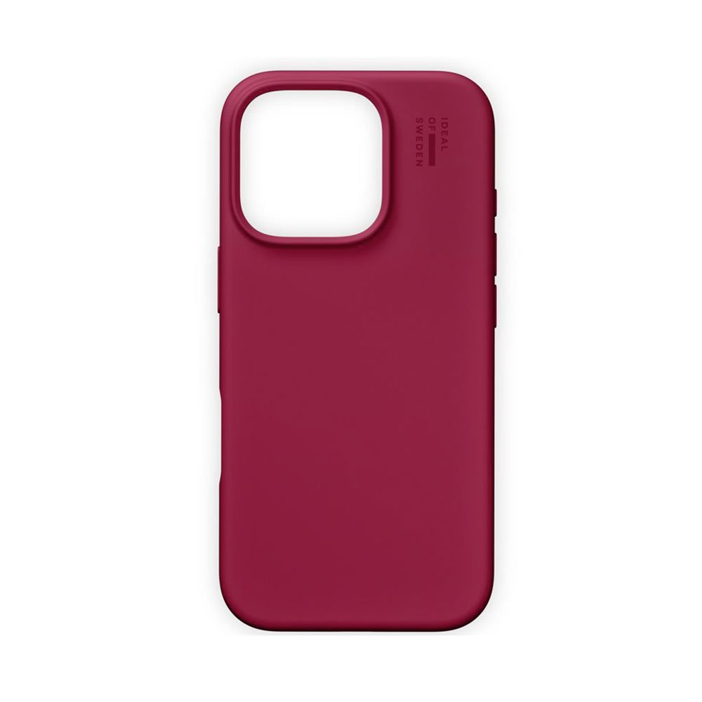 iDeal Silicone Case MagSafe iPhone 16 Pro Cranberry