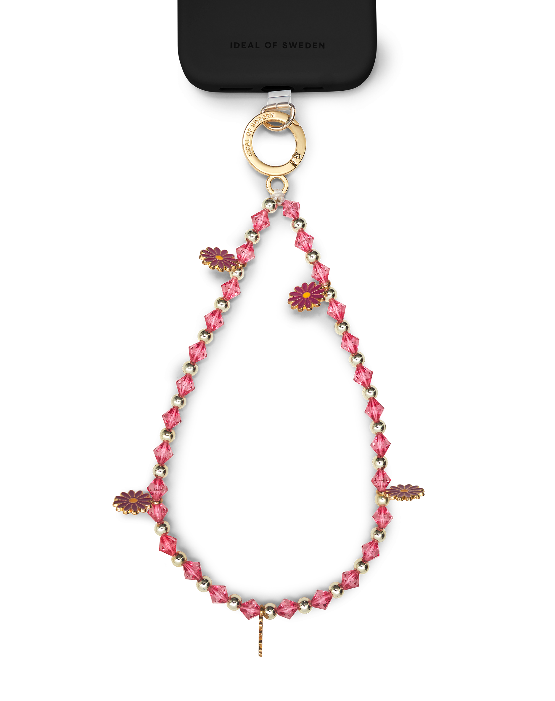 iDeal Phone Wristlet Strap Cranberry Bloom