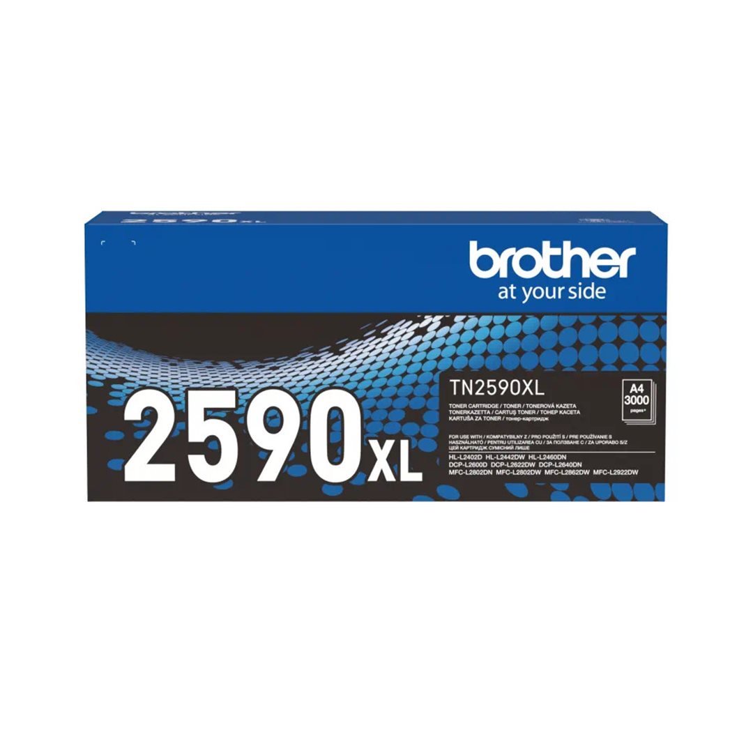 Brother TN2590XL, BLACK toner, 3000 strán