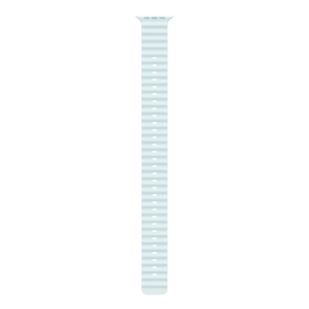 Apple Watch 49mm Ice Blue Ocean Band Extension - Natural Titanium Finish