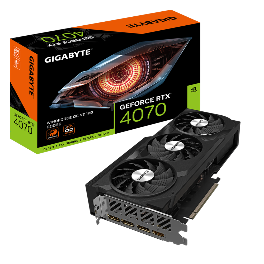 Gigabyte GeForce RTX 4070 WINDFORCE OC V2 12G