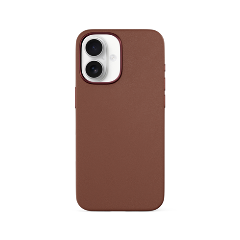 Epico Mag+ Leather Case iPhone 16 Plus - hnědá