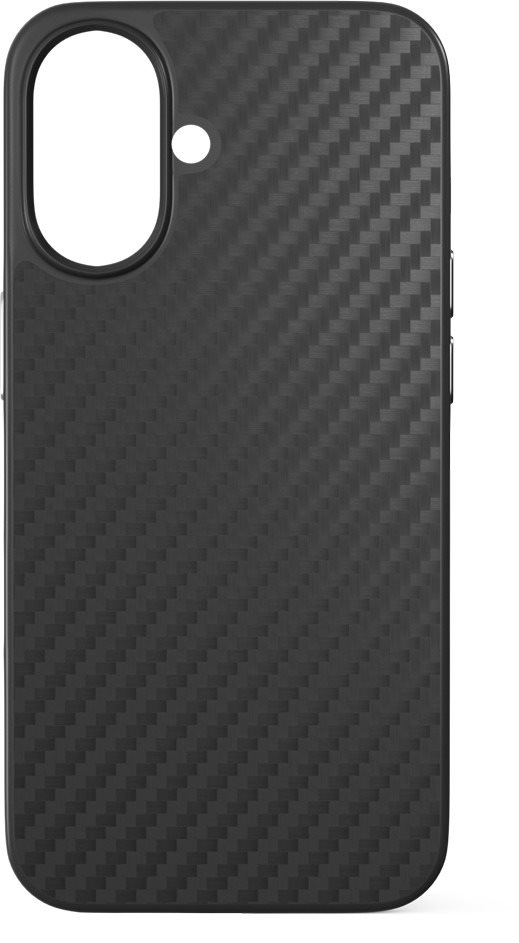 Epico Mag+ Hybrid Carbon Case iPhone 16 Plus - čierna