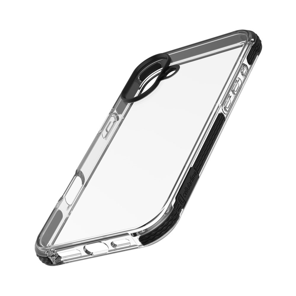 Cellularline Tetra ForceStrong Guard pre Apple iPhone 16, 2 stupne ochrany, transparentný