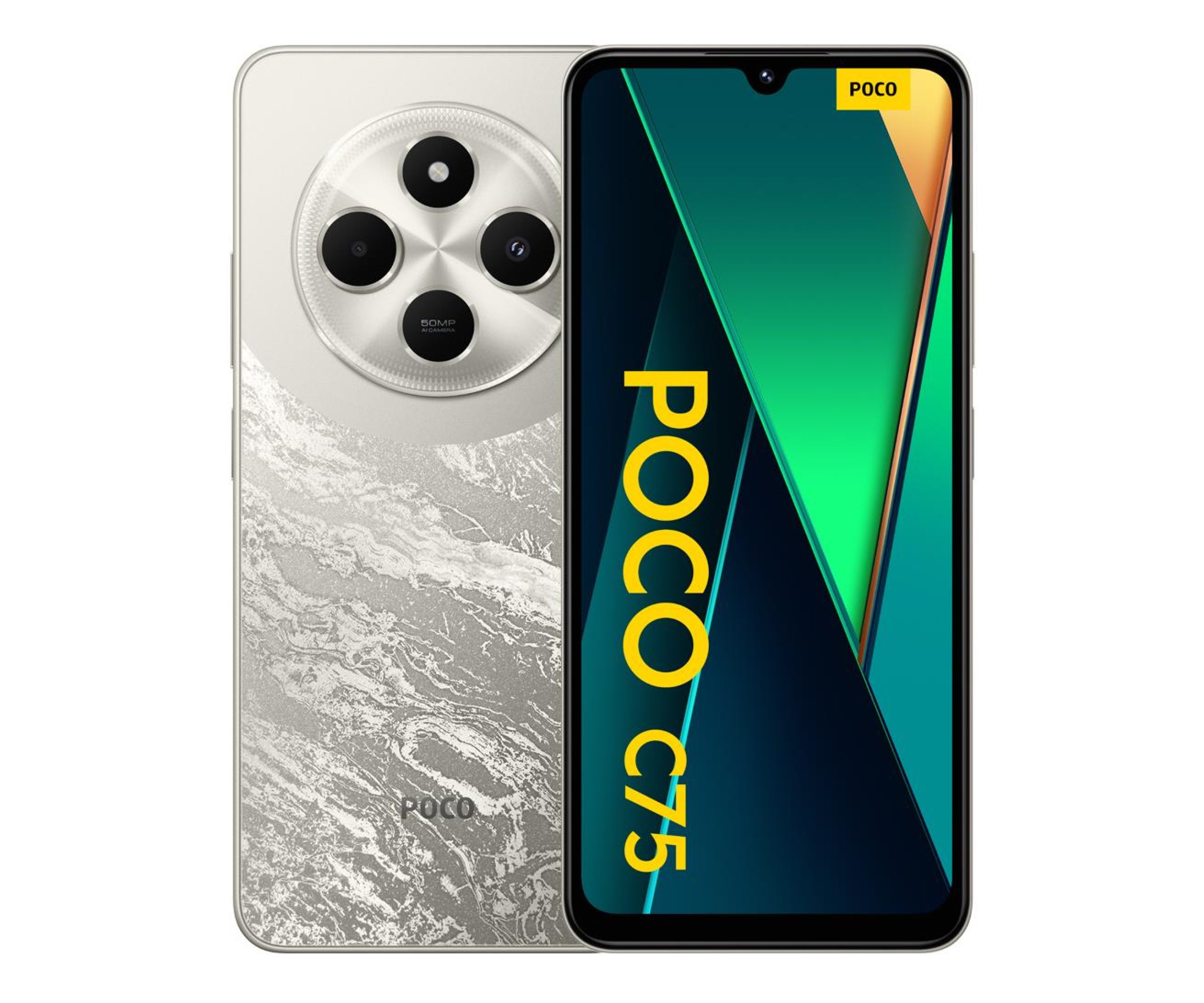 POCO C75 6.88"HD+ 6/128GB Helio G81-Ultra 50/13Mpx 5160mAh Gold
