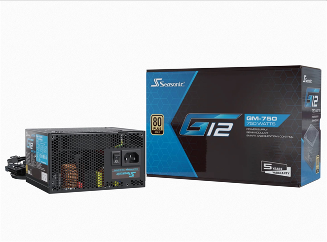 Seasonic G12 GOLD 750W, semi-modular