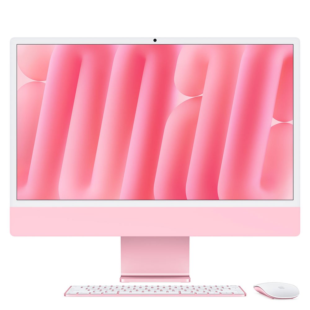 Apple iMac 24/ 23, 5"/ 4480 x 2520/ M4/ 16GB/ 512GB SSD/ M4/ Sequoia/ Pink/ 1R