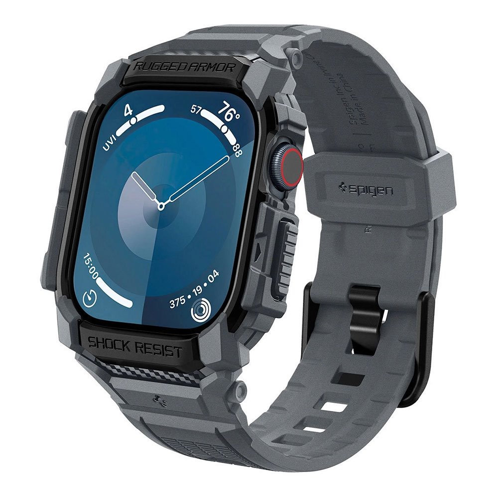 Spigen kryt Rugged Armor Pro pre Apple Watch 10 46mm - Dark Gray