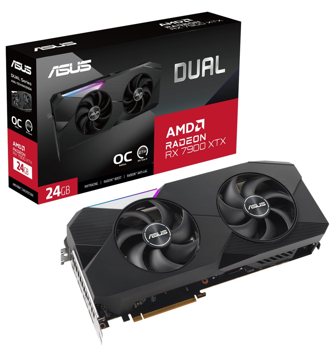 ASUS Dual Radeon RX 7900 XTX OC 24GB