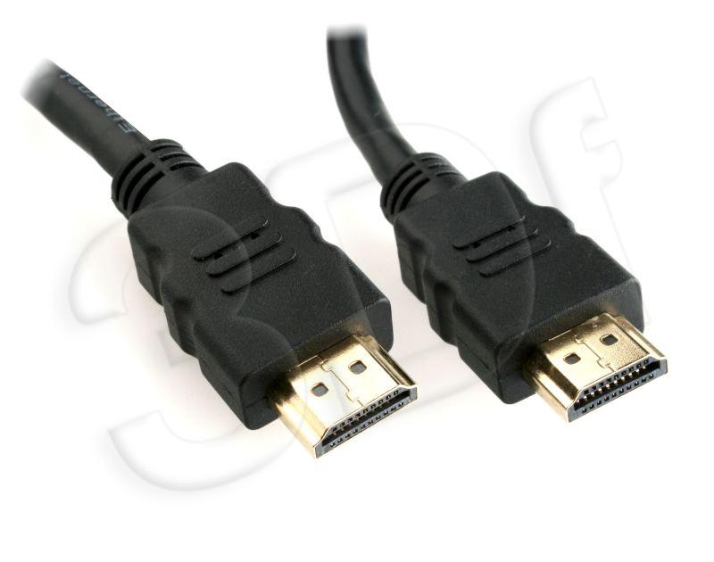 Kábel CABLEXPERT HDMI-HDMI 3m, 1.4, M/M tienený, pozlátené kontakty, čierny
