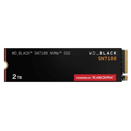 WD Black SN7100 SSD Powered by SanDisk 2TB M.2 NVMe Gen4 7250/6900MBps