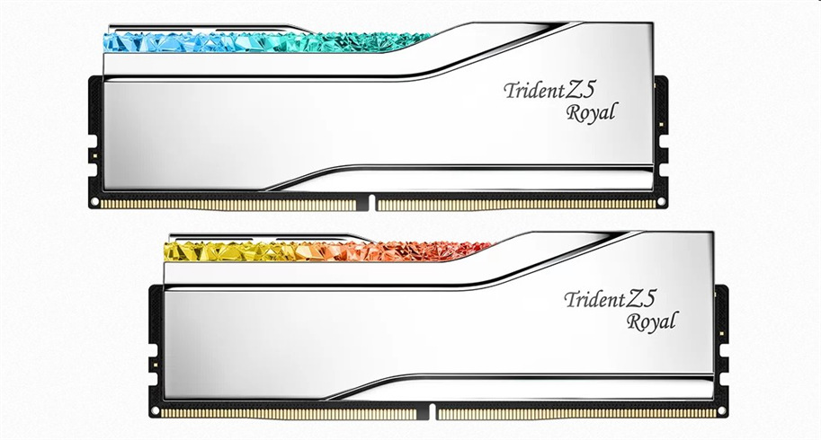 G.SKILL 96GB kit DDR5 6400 CL32 Trident Z5 Royal Silver