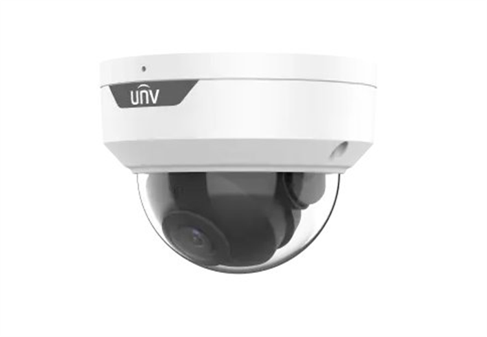 UNIVIEW IP kamera 3840x2160 (8 Mpix), až 20 sn s, H.265, obj. 4 mm (83, 1°), PoE, Mic, IR 30m, WDR 120dB