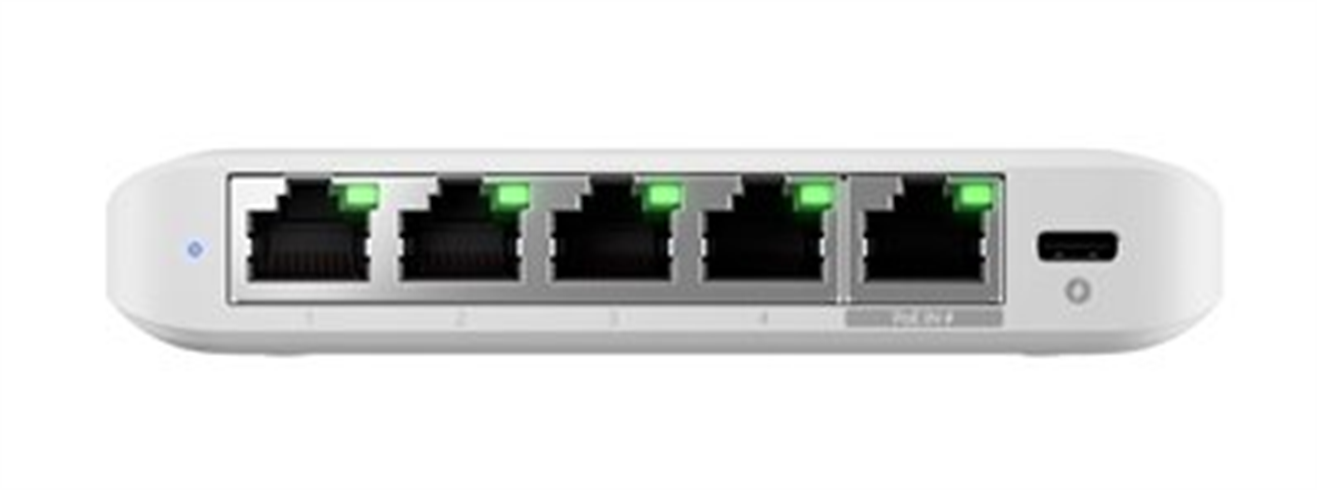 Ubiquiti UniFi switch USW Flex mini 2,5G   5x 2,5Gbps  power over PoE  indoor/outdoor