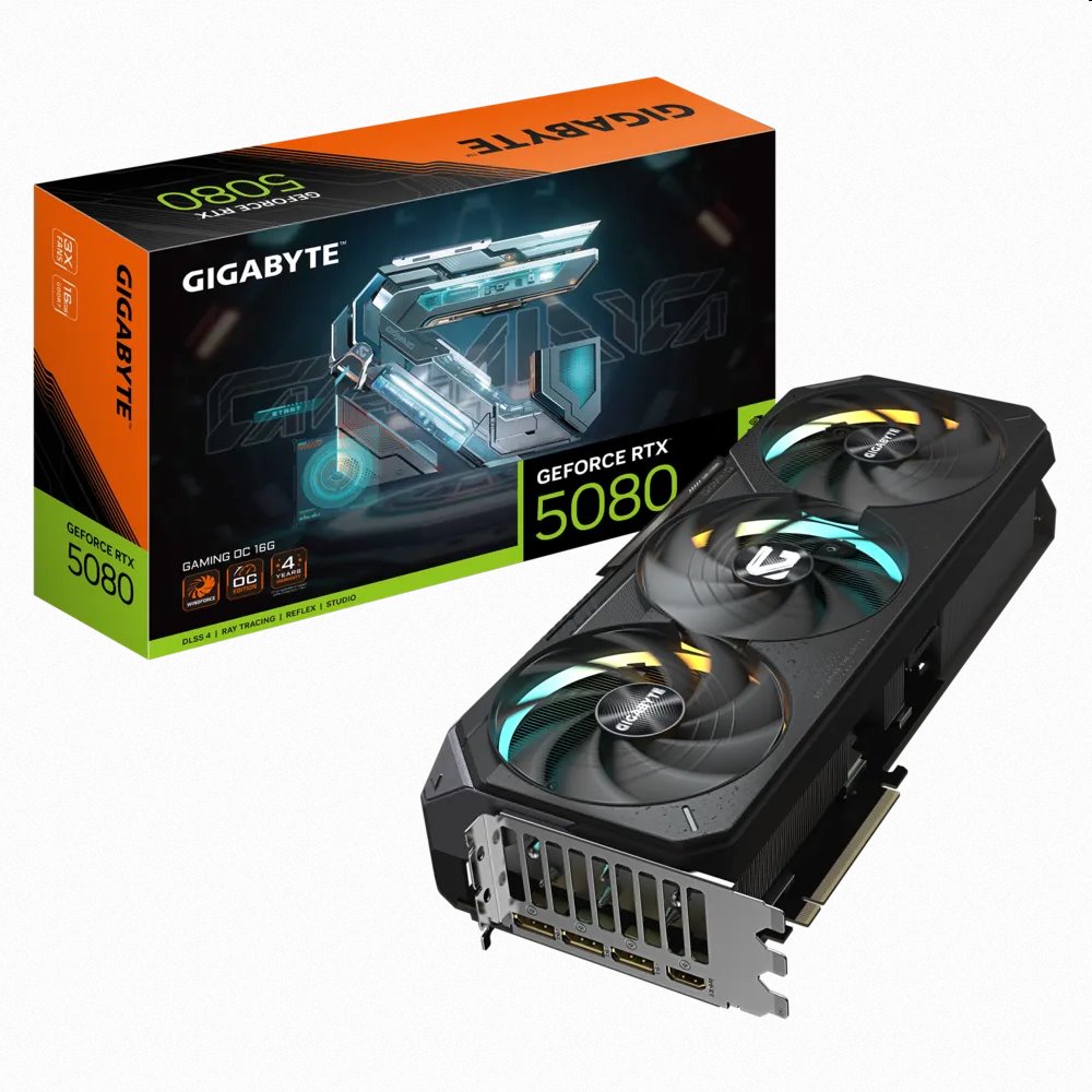 GIGABYTE GeForce RTX 5080 Gaming OC 16GB GDDR7