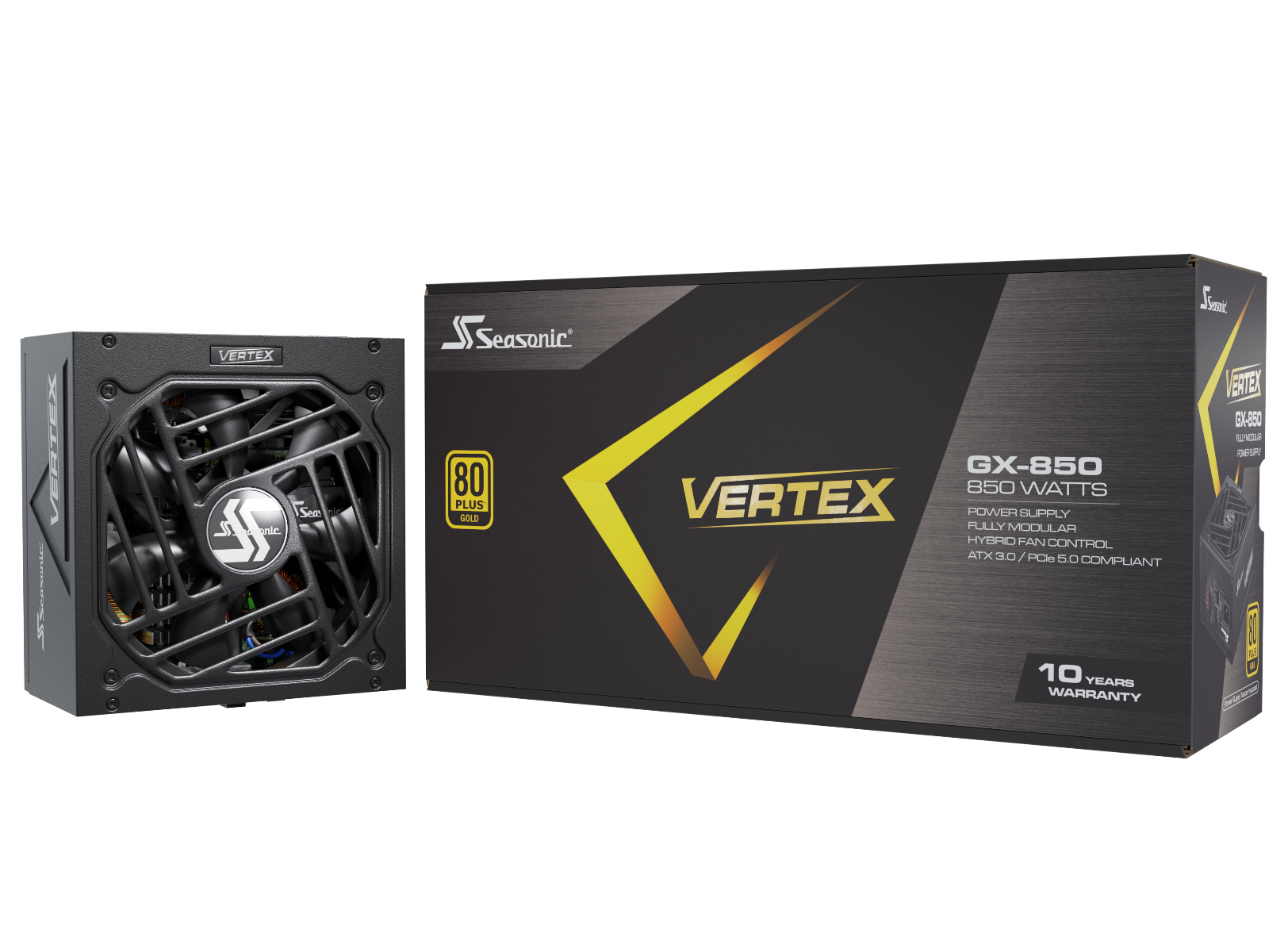 Seasonic VERTEX GX GOLD 850W ATX 3.0, PCIe 5.0, modular POŠKODENÝ OBAL