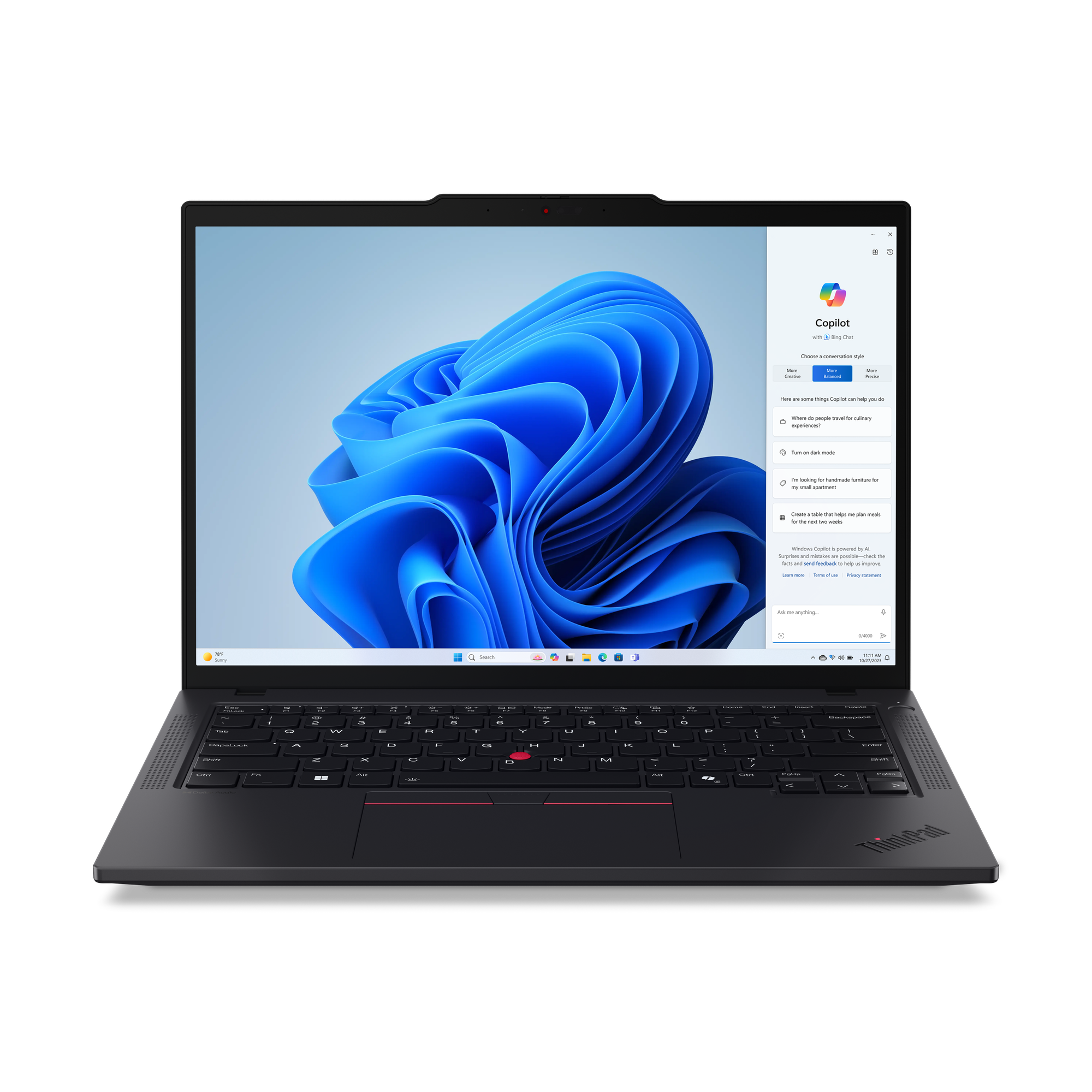 Lenovo ThinkPad T14 G5 Ultra7-155U 32GB 512GB-SSD 14"WUXGA IPS AG IntelGraphics Win11Pro Black