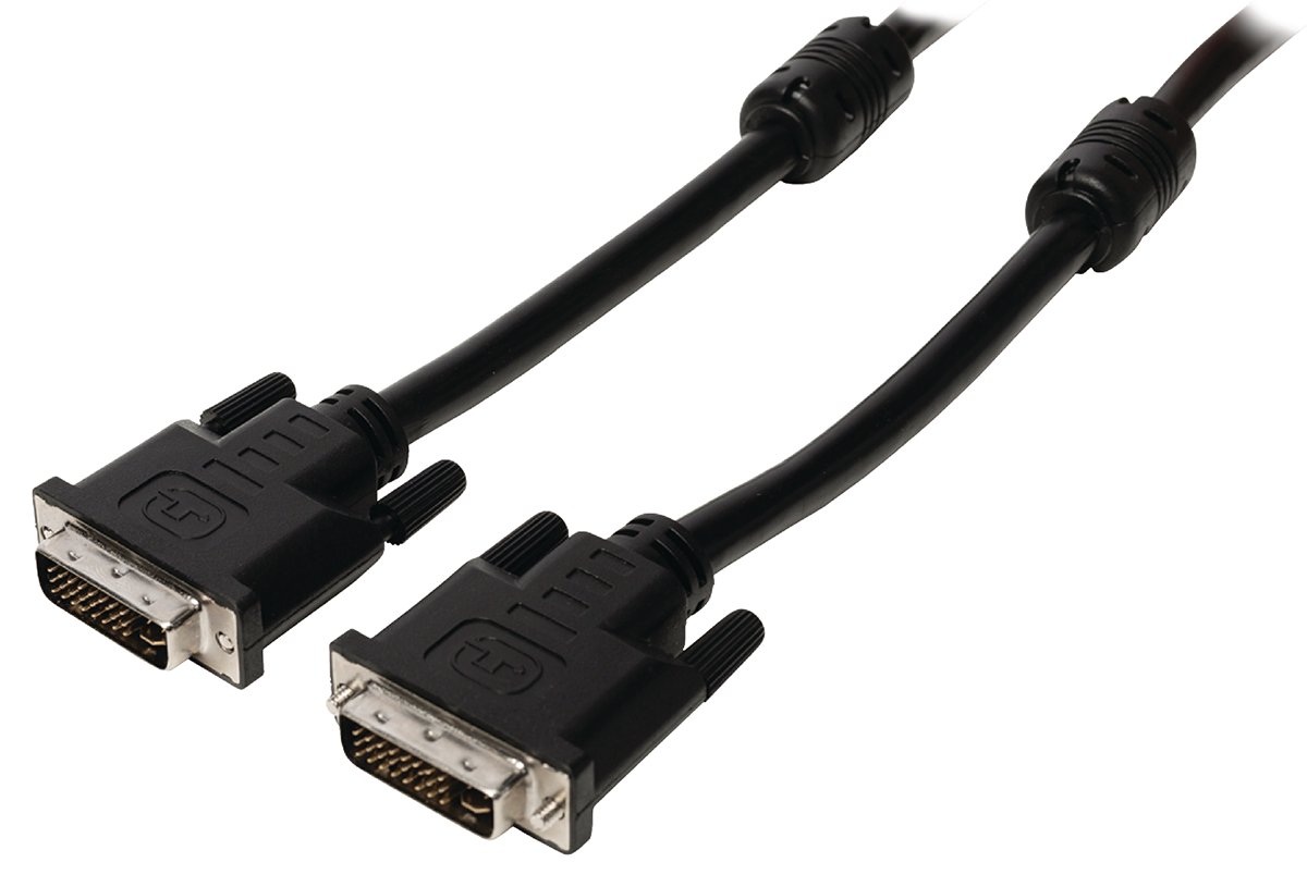Valueline DVI-I kábel k monitoru 24+5M/24+5M, 5m, čierny