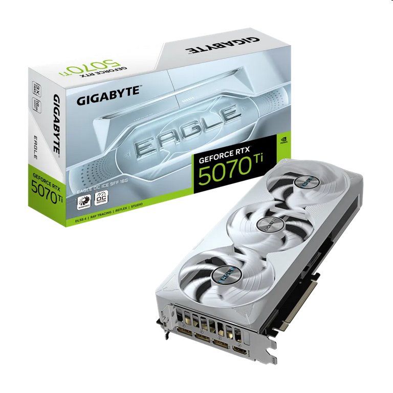 GIGABYTE GeForce RTX 5070 Ti EAGLE ICE SFF/ OC/ 16GB/ GDDR7