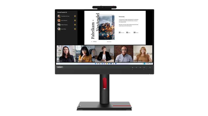 Lenovo ThinkCentre Tiny-In-One 22 G5 21,5"FHD IPS 16:9 60Hz 1000:1 4ms DP/HDMI/USB3.2  Pivot Repro Black