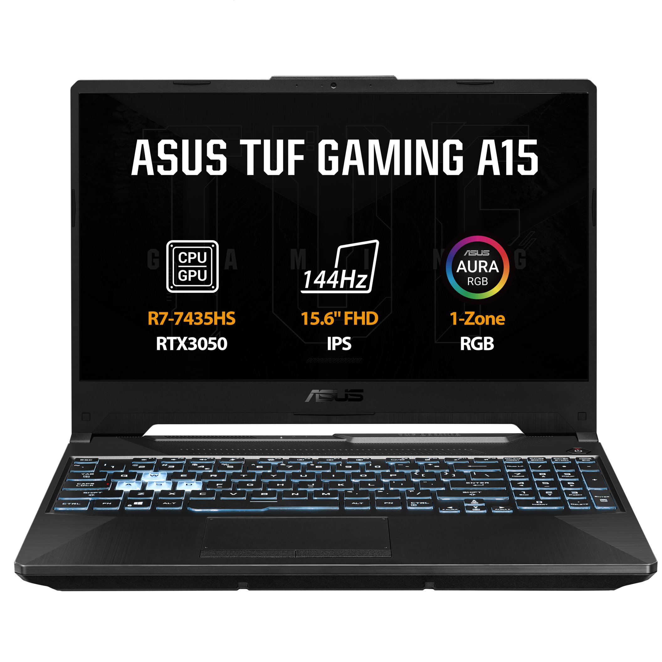 ASUS TUF Gaming A15/R7-7435HS/16GB/1TB SSD/RTX3050/15,6" FHD/bez OS/Graphite Black