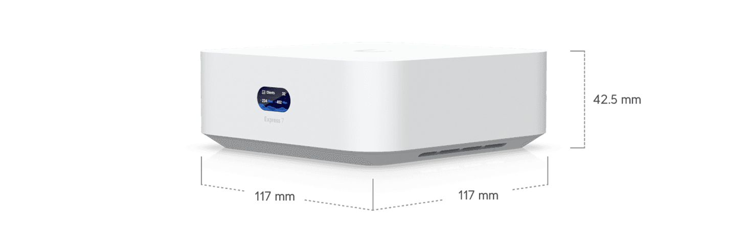 Ubiquiti UniFi Express 7   (UniFi gateway + AP WIFI 7 + controller)