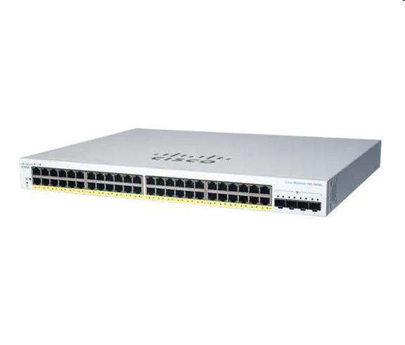 Cisco switch CBS220-48FP-4X (48xGbE,4xSFP+,48xPoE+,740W) - REFRESH