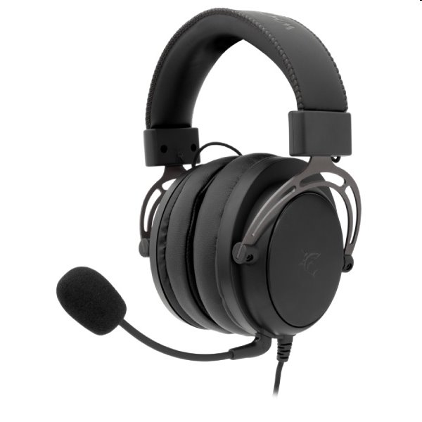 White Shark Gaming headphones w/ microphone GORILLA, PC, PS4/PS5, Xbox, MAC, black/gray