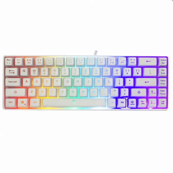 White Shark Gaming keyboard RONIN, US, white