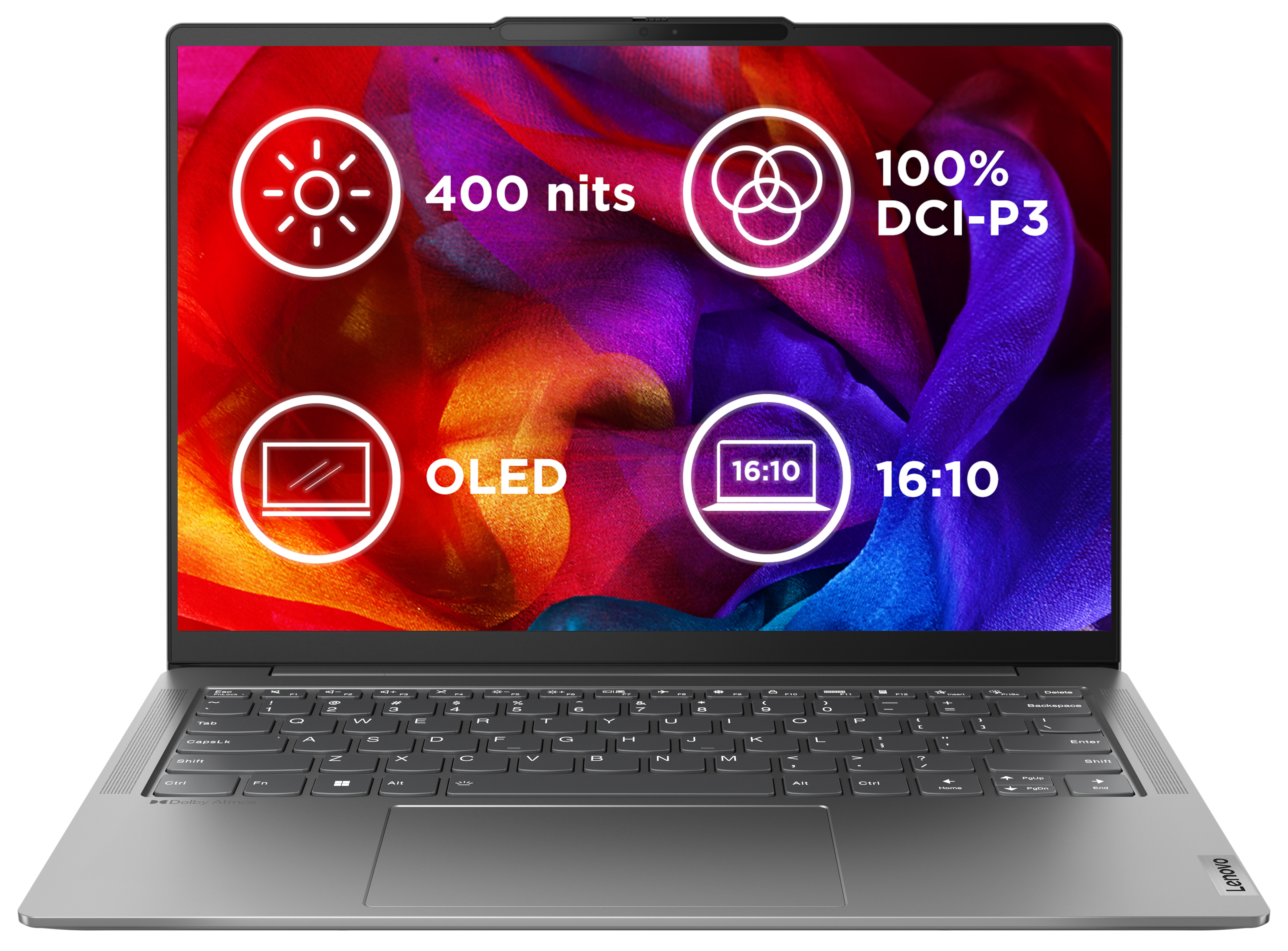 Lenovo Yoga Slim 6 14IAP8 Intel i7-1260P 16GB 1TB-SSD 14.0"WUXGA OLED GL IntelIrisXe Win11Home Storm Grey