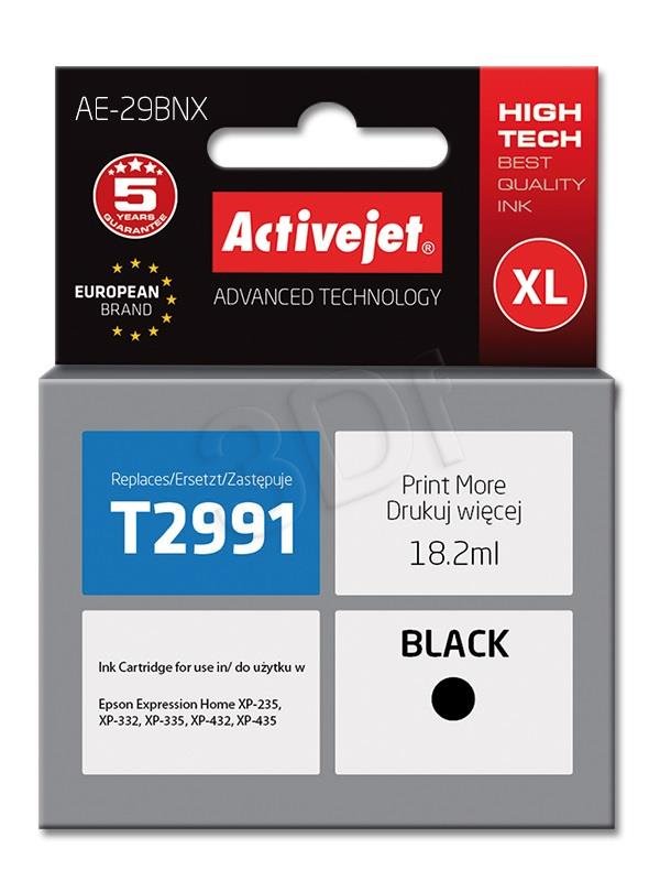 Atrament ActiveJet pre Epson T2991 AE-29BNX Black 18 ml 
