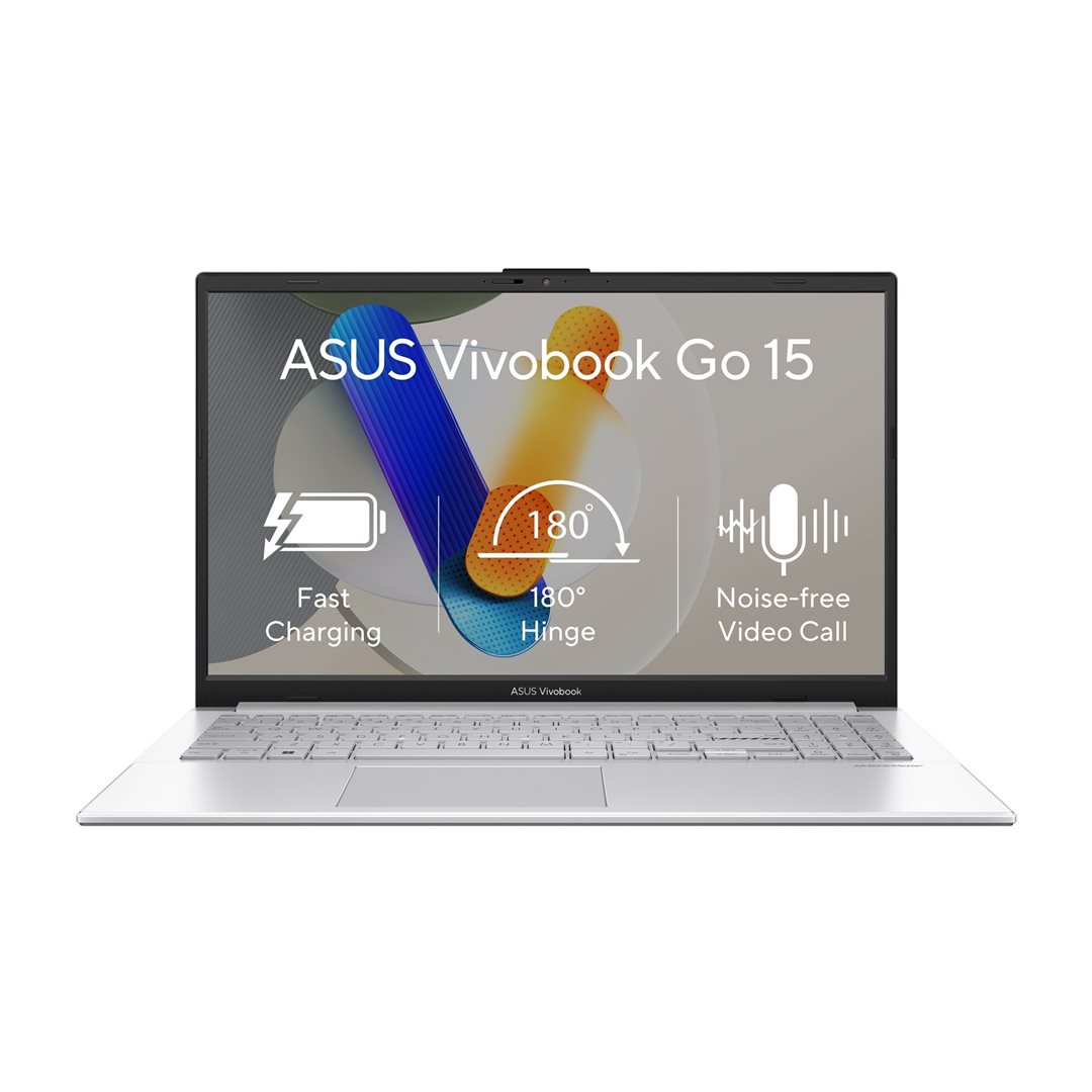 ASUS VivoBook Go 15 E1504GA-NJ172WS, N100, 15.6˝ 1920 x 1080 FHD, UMA, 4GB, 128GB UFS 2.1, Windows 11 Home S