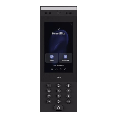 Ubiquiti UniFi Access - Intercom   dveřní jednotka (čtečka/kamera/display/klávesnice) černá