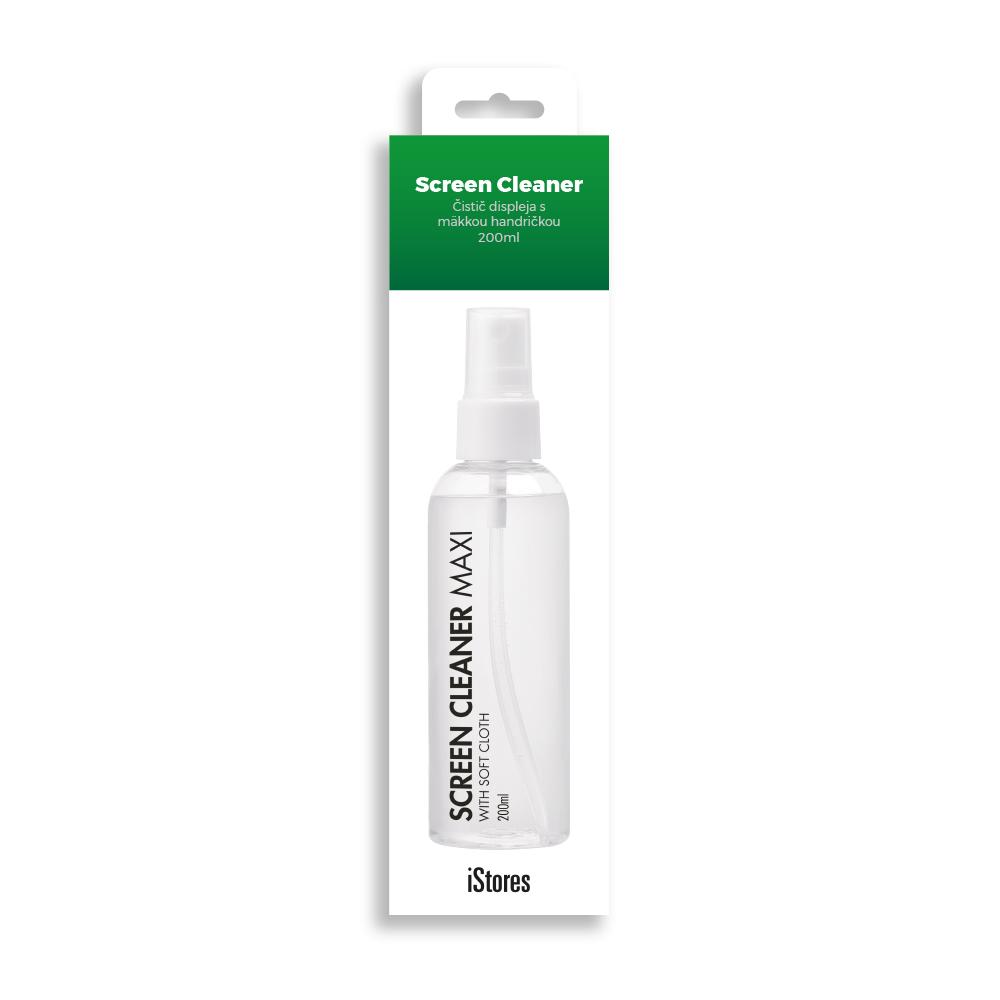 iStores by Aiino - Screen cleaner spray with cloth 200 ml