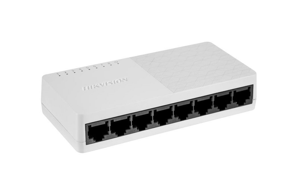 Hikvision DS-3E0108D-O - 8 portovy switch 10 100Mbps