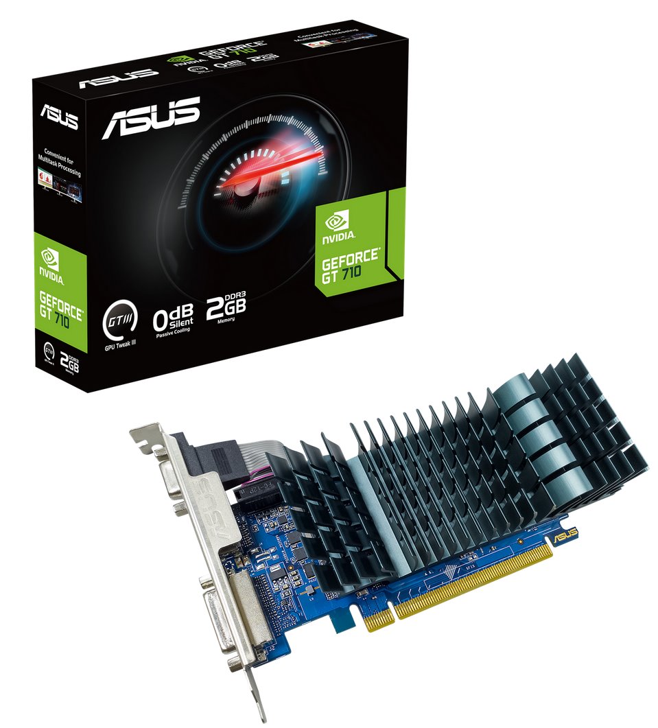 ASUS GeForce GT 710 EVO DDR3 low profile silent 2G 