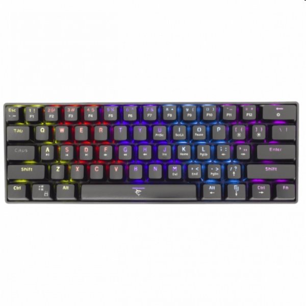 White Shark Mechanical gaming keyboard SHINOBI, US, red switch, black