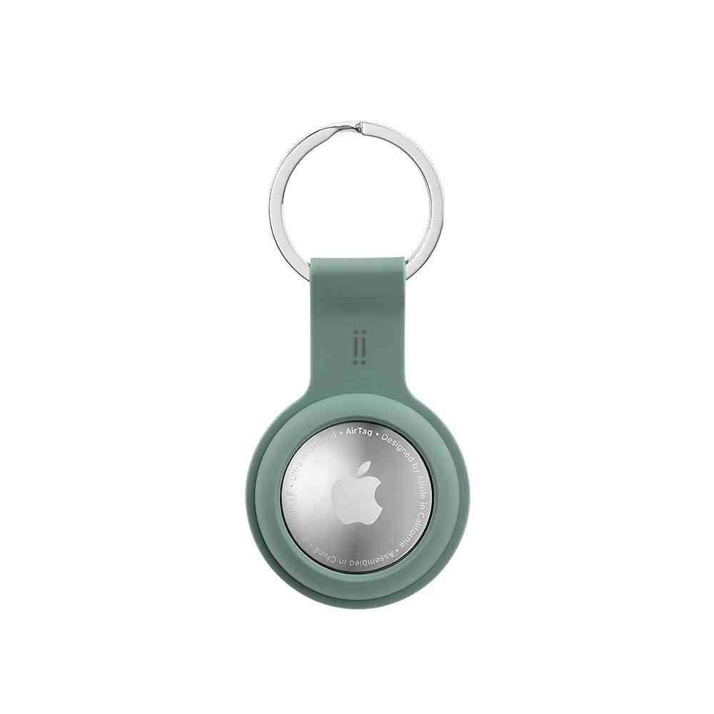Aiino - GiGiTag Silicon holder with keychain for AirTag - Pacific Green *Rozbalený*