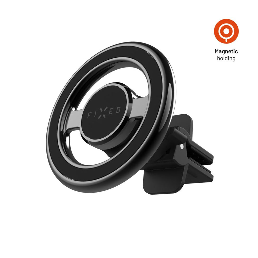 FIXED MagMount Vent magnetický kovový držiak do ventilácie s podporou MagSafe,  čierny