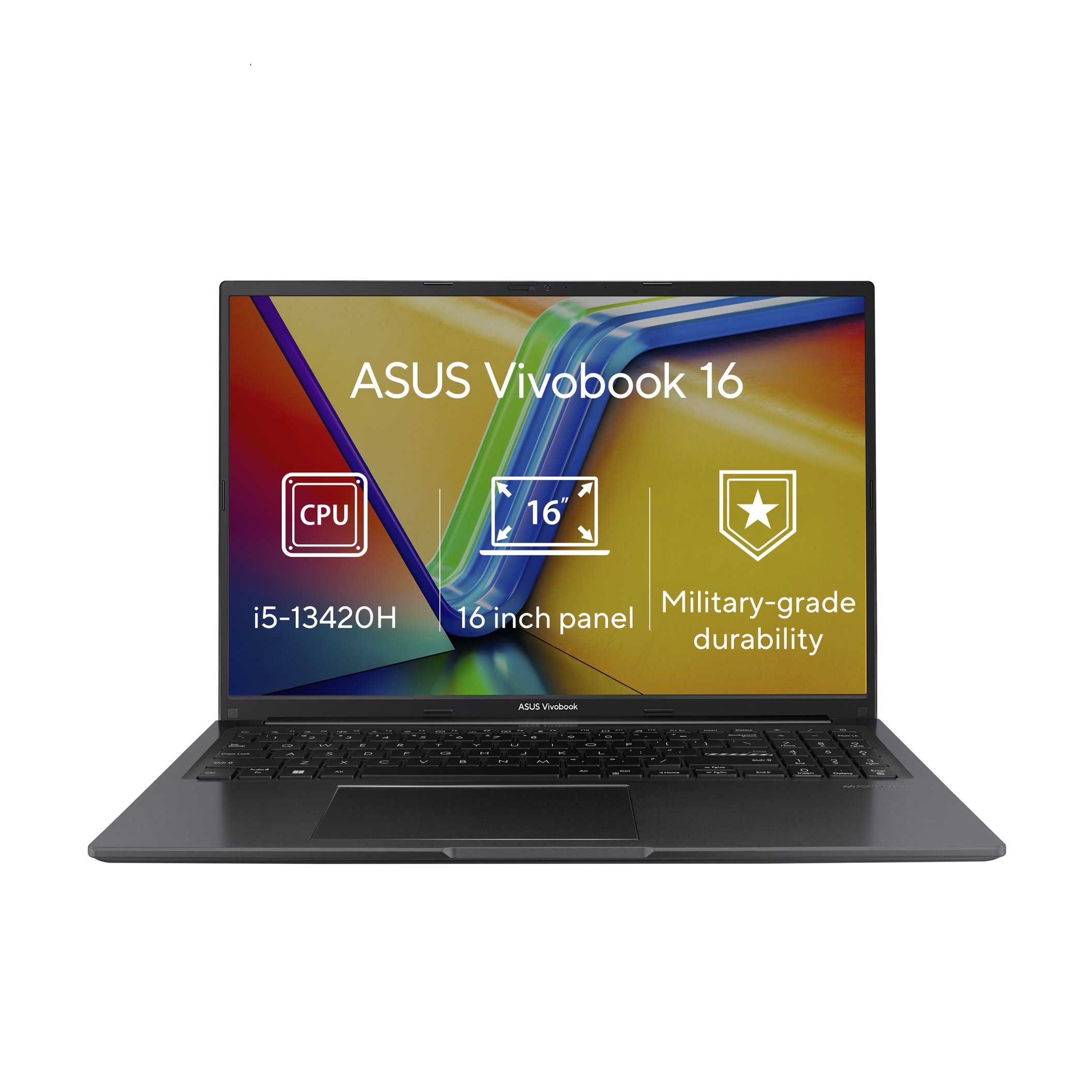 ASUS Vivobook 16/ X1605VA-MB1680W/ i5-13420H/ 16, 0"/ WUXGA/ 16GB/ 512GB/ Iris X/ W11H/ Black/ 2R