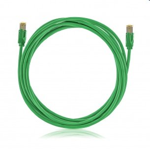 KELine patch kábel Cat6A, STP, LSOH - 0,5m, zelený
