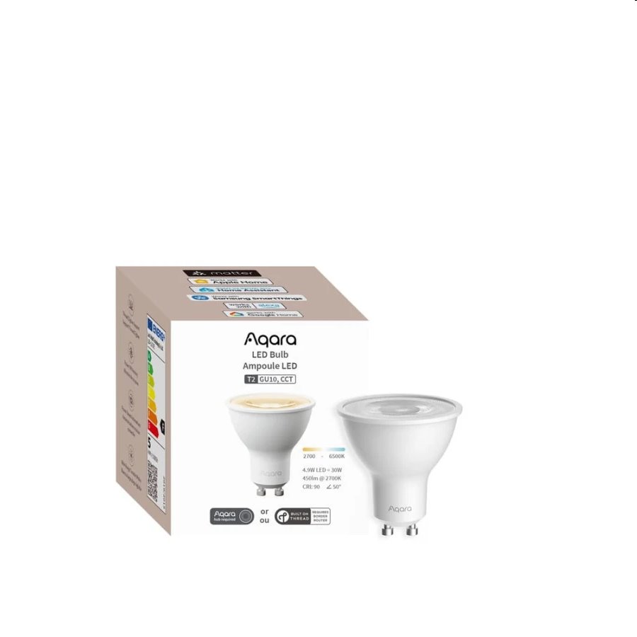 Aqara Smart Home LED žiarovka T2 GU10 CCT, Zigbee a Thread