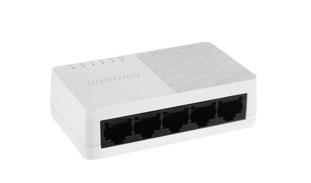 Hikvision DS-3E0105D-O - 5 portovy switch 10/100Mbps