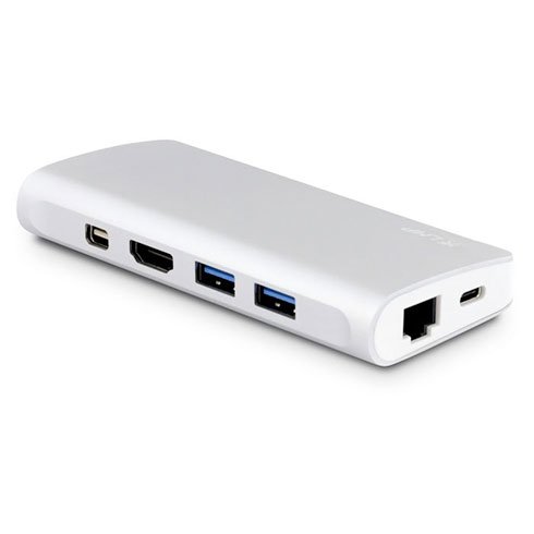 LMP USB-C Travel Dock 9 port - Silver Aluminium