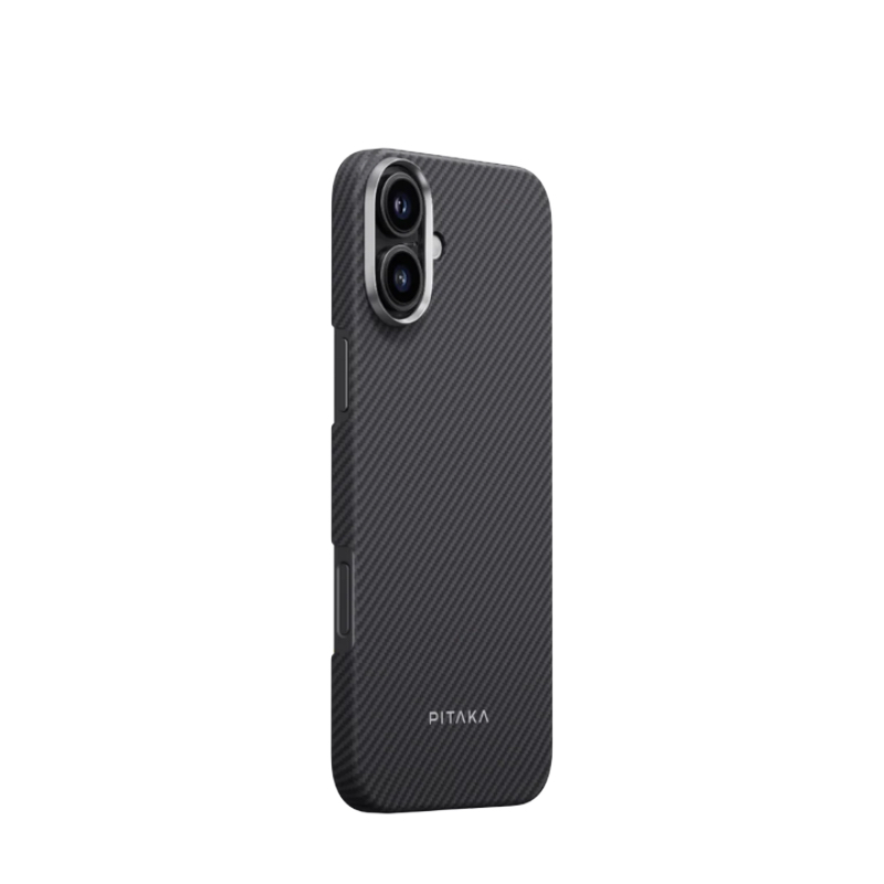 Pitaka kryt Ultra-Slim Case pre iPhone 16 - Black/Grey Twill